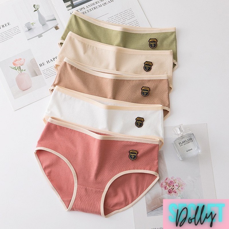 Quần lót cotton co dãn 8 chiều vải nhún viền ren sexy rẻ đẹp mềm mại kháng khuẩn Dolly Secret QL055 | BigBuy360 - bigbuy360.vn