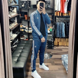 Bộ adidass kéo khoá