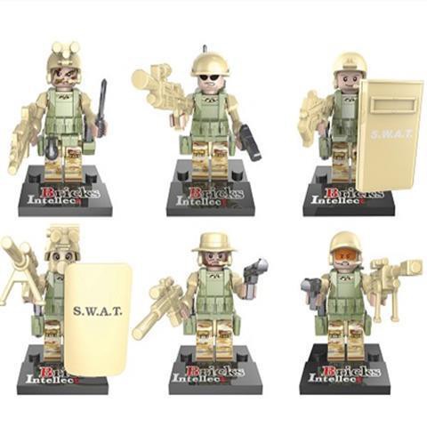 Bộ Lắp Ghép Lego Nhân Vật Cảnh Sát Quân Đội