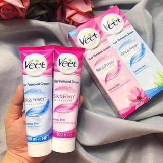 [ 𝐒𝐚𝐥𝐞 𝟓𝟎% ] Kem Tẩy Lông Veet Pháp 100ml ⚡️𝑪𝒉𝒖𝒂̂̉𝒏 𝑪𝒉𝒊́𝒏𝒉 𝑯𝒂̃𝒏𝒈