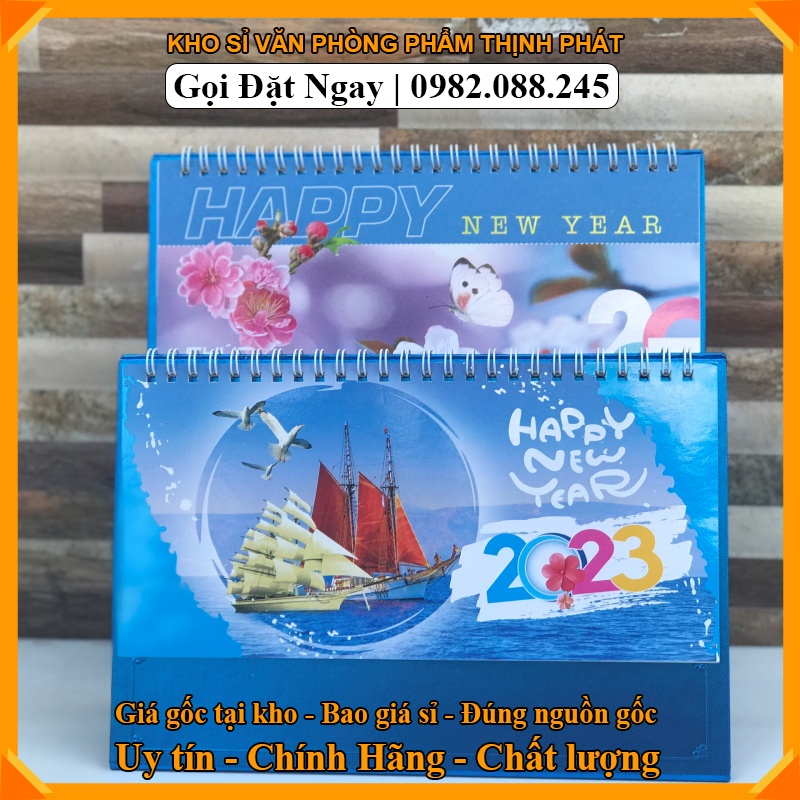 Lịch Để Bàn 2023 chữ M (Có Lịch Âm) - Mẫu Ngẫu Nhiên