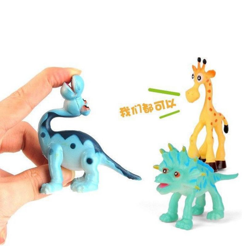 Mô hình khủng long động vật phiên bản hoạt hình vui nhộn