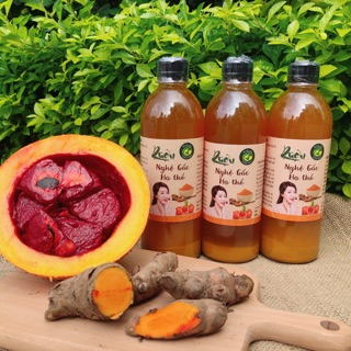 Cốt nghệ hạt gấc hạ thổ Face chai 500ml