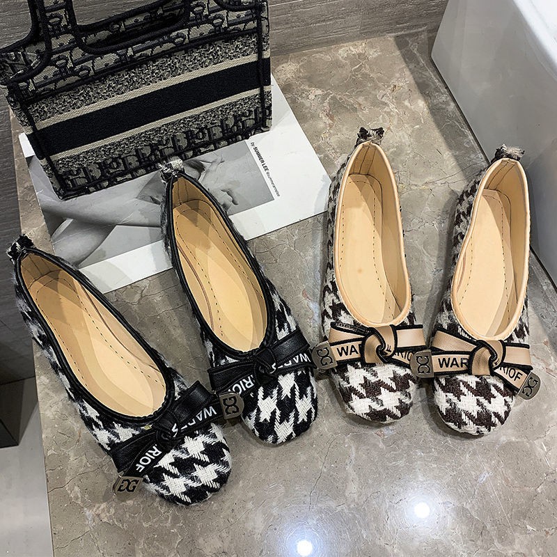 [in stock] women's flat shoes bow trend casual ins casual shoes versatile sandals shoes | BigBuy360 - bigbuy360.vn