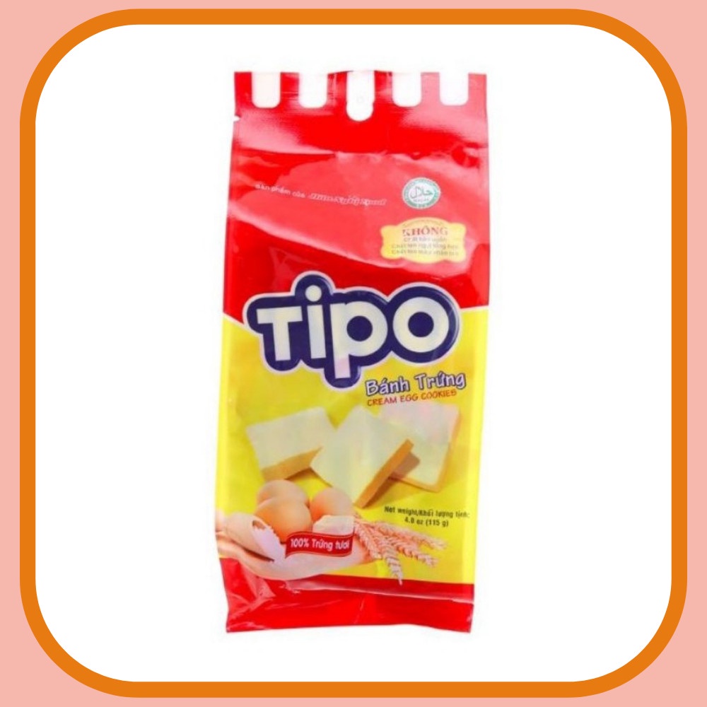 Bánh trứng nướng Tipo Hữu Nghị gói nhỏ 115gr - 220gr - 250gr (hộp giấy)