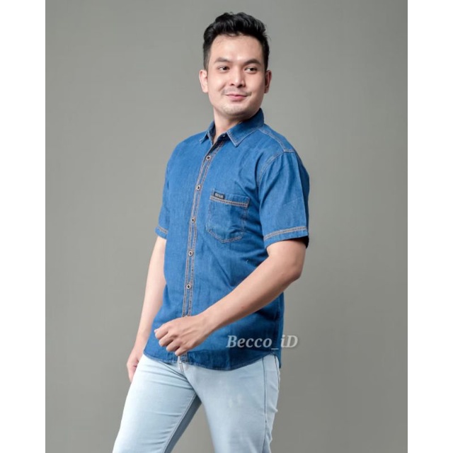 Quần JEANS Trơn Ngắn Tay Thời Trang Cho Nam