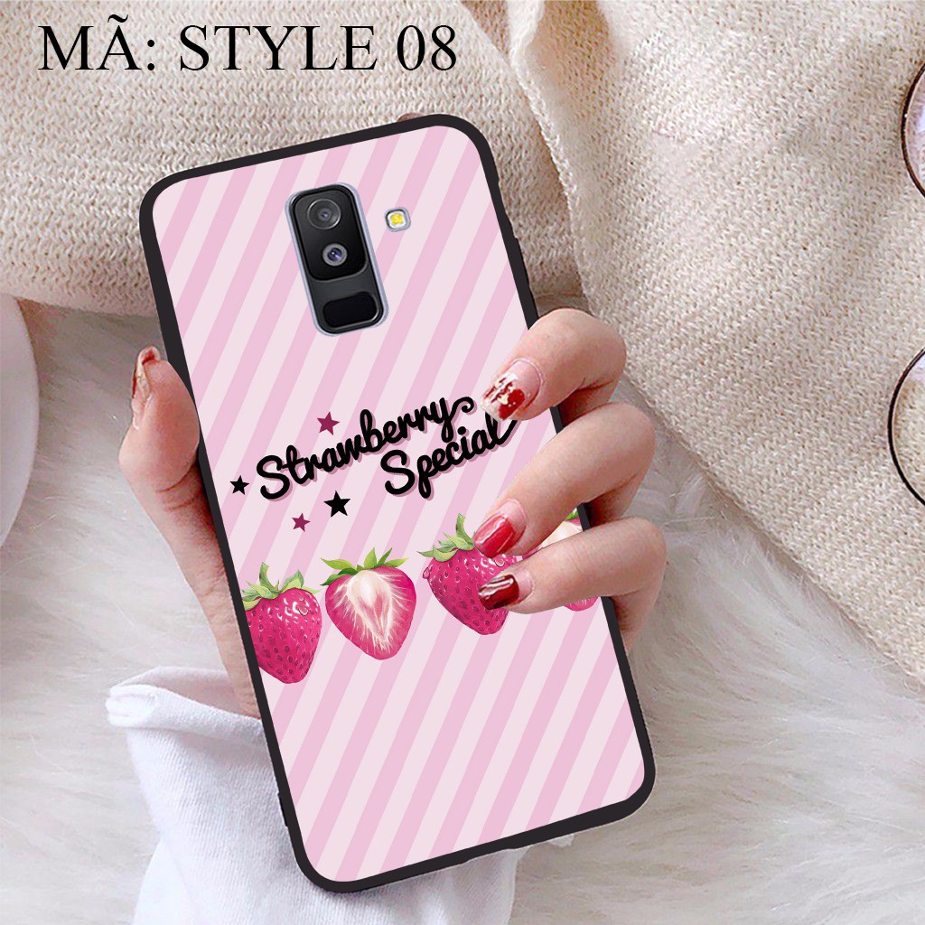 Ốp lưng Samsung A6 Plus 2018 viền dẻo TPU BST Phong cách