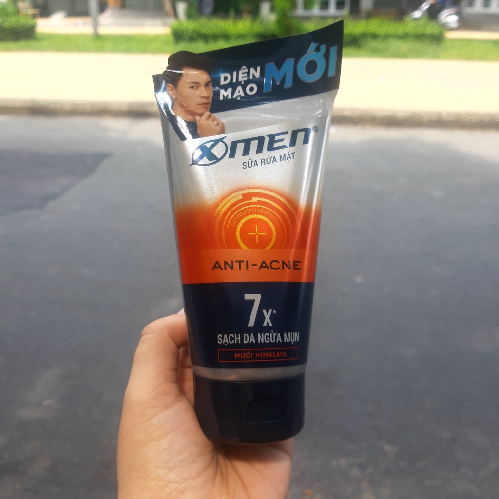 Sữa rửa mặt cho nam Xmen Acne Clear sạch nhờn, ngừa mụn -100gr
