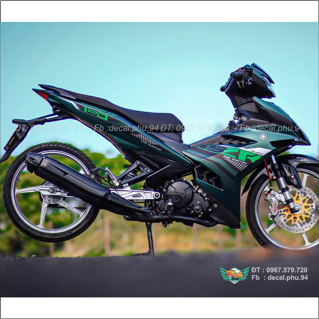 Tem Rời Exciter 150 Y15zr Xám xanh (J)