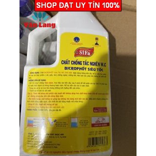 [Chống hơi trị nghẽn] Chất chống tắc nghẽn bồn cầu, thông cống SIFA 1400g siêu tốc
