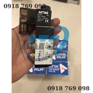 van điện khí nén 24v 4v210-08+PC602+SL01 airtac cho sinh viên