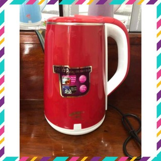 Ấm Siêu Tốc 💖FREESHIP💖 Ấm Siêu Tốc 2 lớp JipLai Thái Lan 2.5L - Gia Dụng Thông Minh