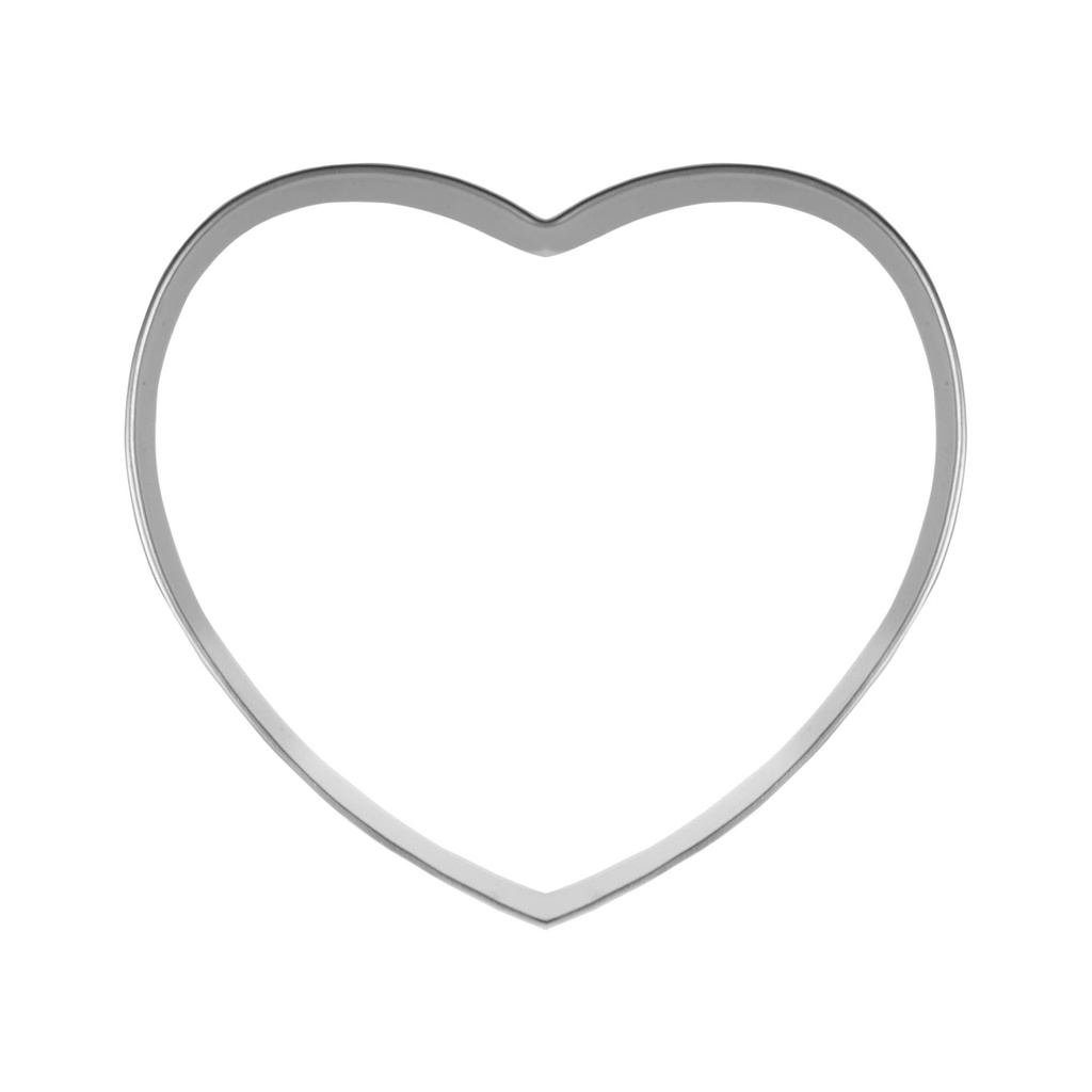 Khuôn Cắt Bánh Quy Hình Trái Tim Bằng Thép Không Gỉ