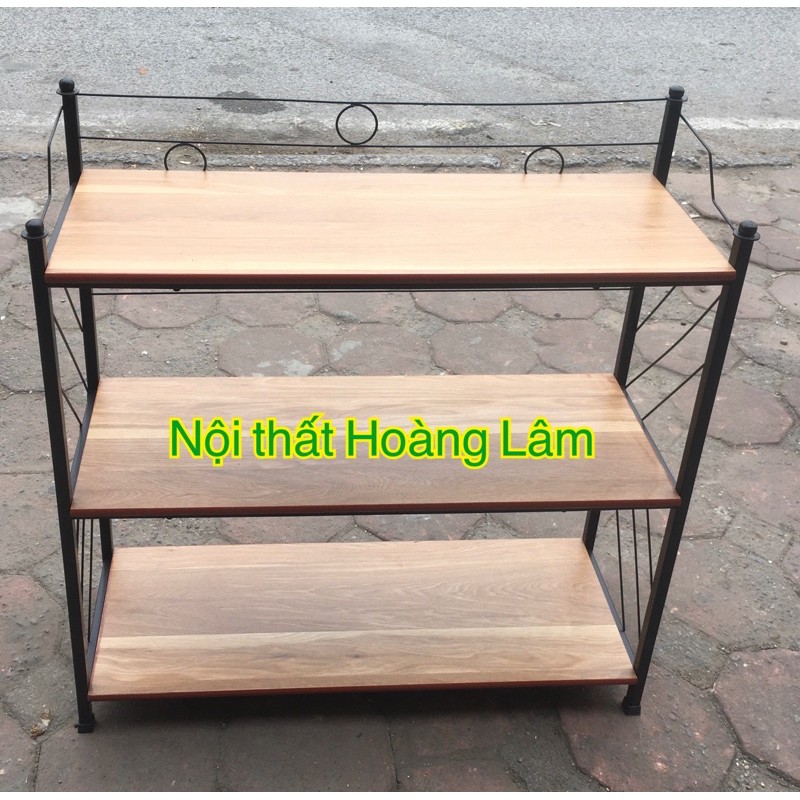 Kệ sách sắt đa năng 3 tầng dài 80cm