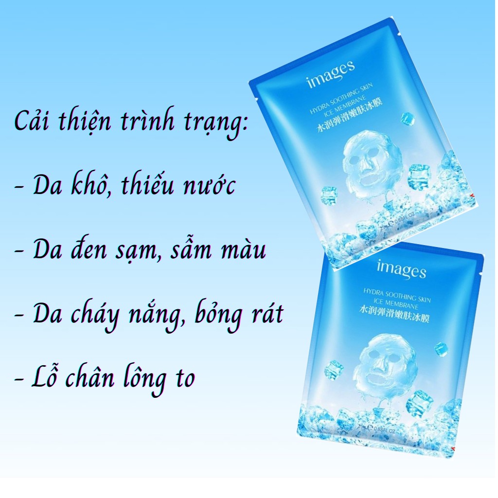 Mặt Nạ Đá Băng Cấp Ẩm Dưỡng Da Trắng Sáng Se Khít Lỗ Chân Lông Images