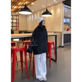Quần suông nỉ da cá cạp cao TSW