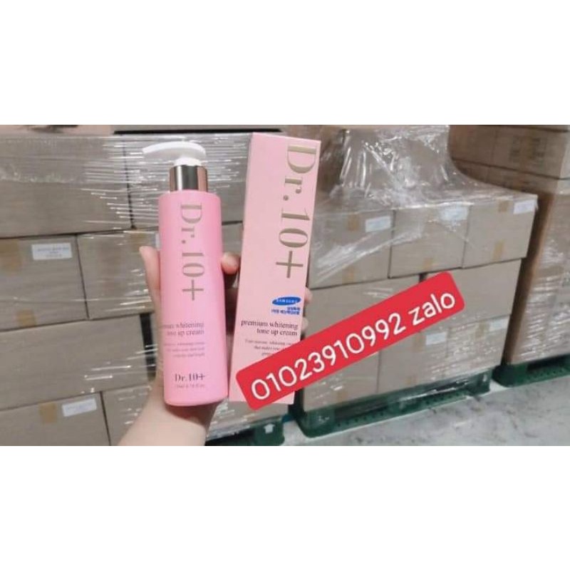 Kem body dưỡng trắng nâng tone Dr.10+
