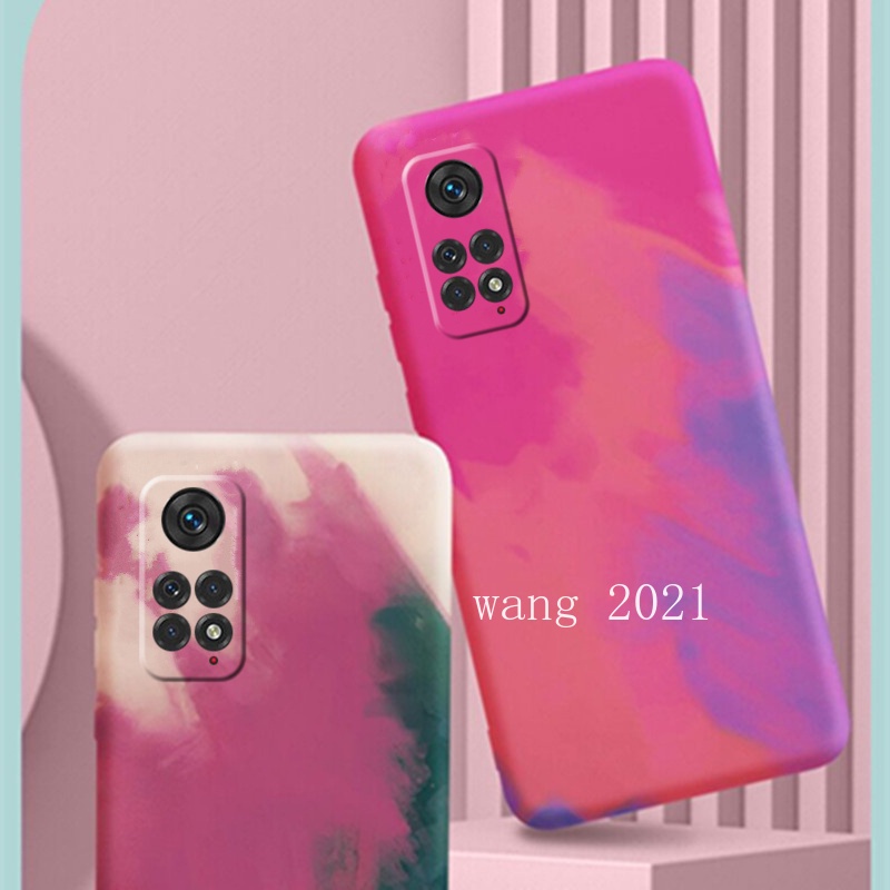 Ốp Điện Thoại Silicone Mềm Màu Nước Chống Rơi Cho Xiaomi Redmi Note 11 / 11S / 11Pro 5G 4G