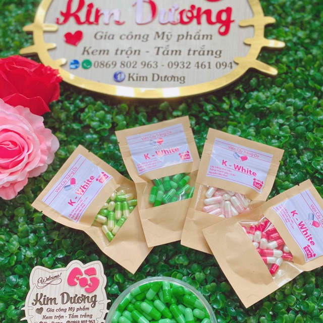 Lẻ 1 viên cấy trắng K-white