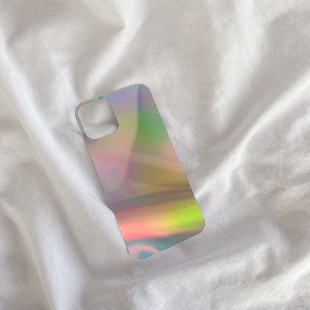 Miếng hologram lót ốp trong điện thoại i.P - lấp lánh màu mè Yumi Case