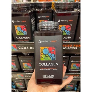 COLAGEN DÀNH CHO NAM Collagen Youtheory Men's Type 1 2 & 3 lọ 390 viên