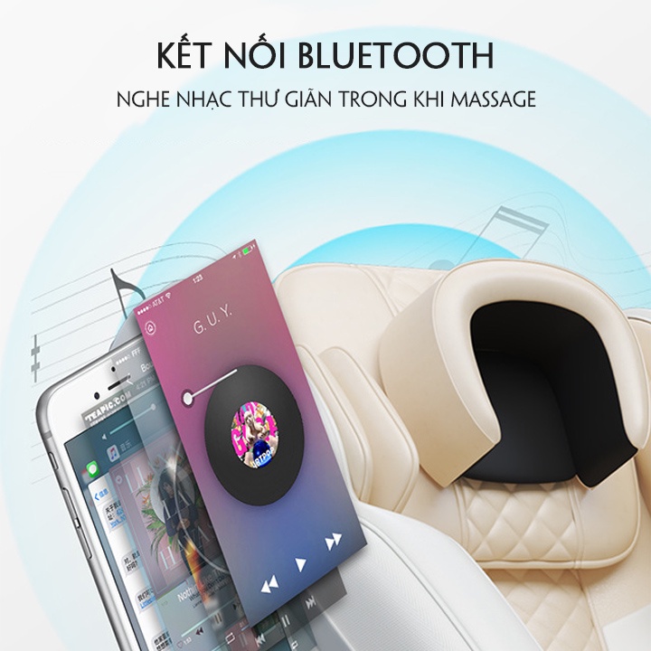 Ghế Mát xa Toàn Thân Cao Cấp Koresport M077, Máy Massage Toàn Thân Nhật Bản