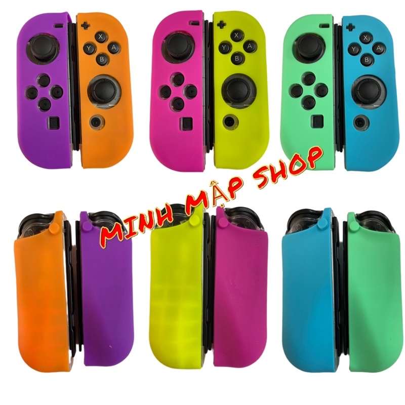 Bọc Joycon Switch bằng silicon chống trầy,chống bẩn.