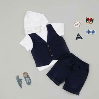 Gi Lê giả vest bé trai