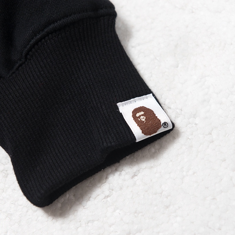 Sweater Bape Shark, Áo nỉ Bape Shark SS2021, chất liệu Cotton, màu đen BapeVN