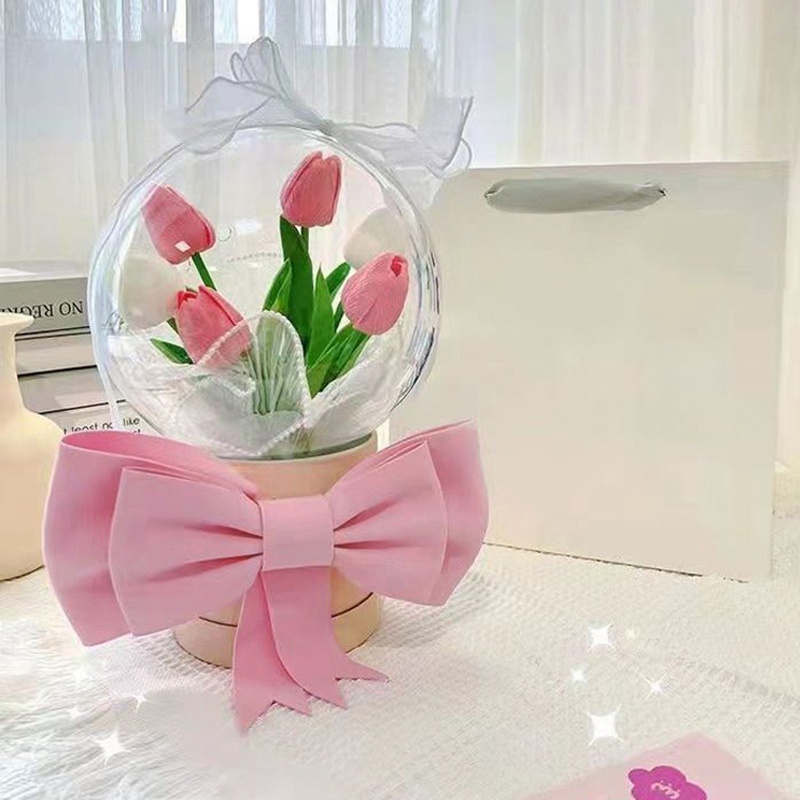 Thẻ Trang Trí Bánh Kem Hình Nơ Hoa Đa Năng Dễ Thương