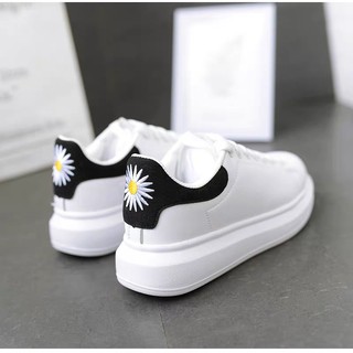 Giày Sneaker MCQueen - MCQ Hoa Cúc Dây Lụa Cao Cấp Full Box Full Bill