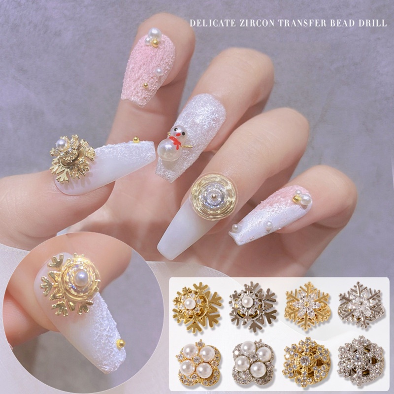 Set Đá Zircon 3D Dạng Xoay Dùng Trang Trí Móng Nghệ Thuật