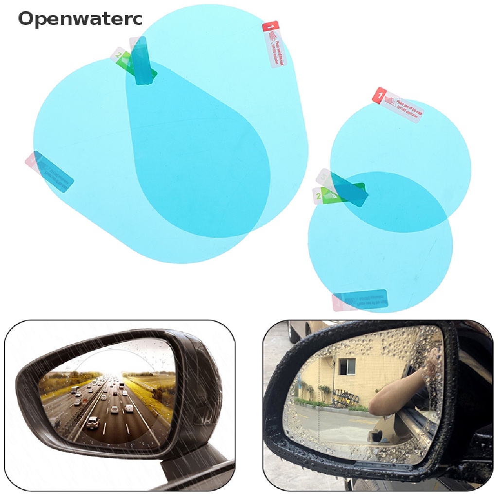 2 Phim Dán Gương Chiếu Hậu Xe Hơi Chống Nước &amp; Sương Mù