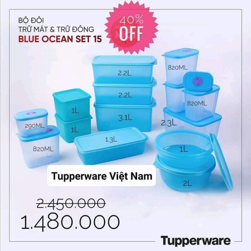 Bộ hộp trữ đông và mát Mega 15 hãng sale sock