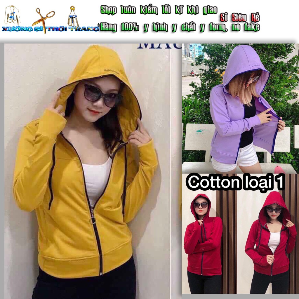 Áo Khoác Chống Nắng Thun Cotton Cao Cấp Loại 1 Lim 10 Có 6 Túi Tiện Lợi. Ảnh thật kèm video | BigBuy360 - bigbuy360.vn