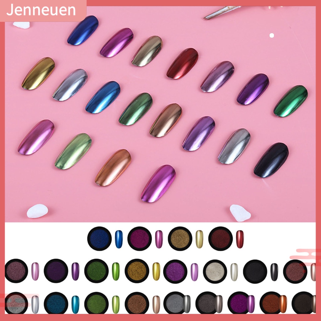 Bột Nhũ Ánh Kim Màu Sắc Đẹp Mắt Dùng Để Trang Trí Móng Nghệ Thuật