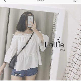 Áo trẵng trễ vai