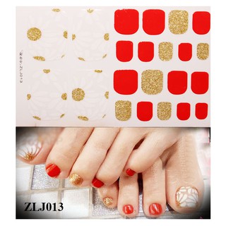 Miếng dán móng chân - Nail Wraps (22 miếng dán khô)