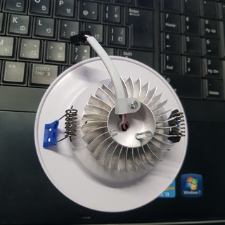 Đèn âm trần 7W 3 Chế Độ Đế Tản Nhiệt , Đèn Mắt Trâu 7W Liền Thể Trang Trí Trần Thạch Cao