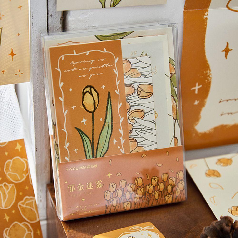 PISTA Bộ 20 Tờ Nhãn Dán Trang Trí Hình Hoa Tulip