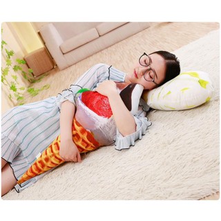 Gối ôm hình chiếc kem đủ mẫu_gấu bông, quà tặng sinh nhật đầy tháng cho bé