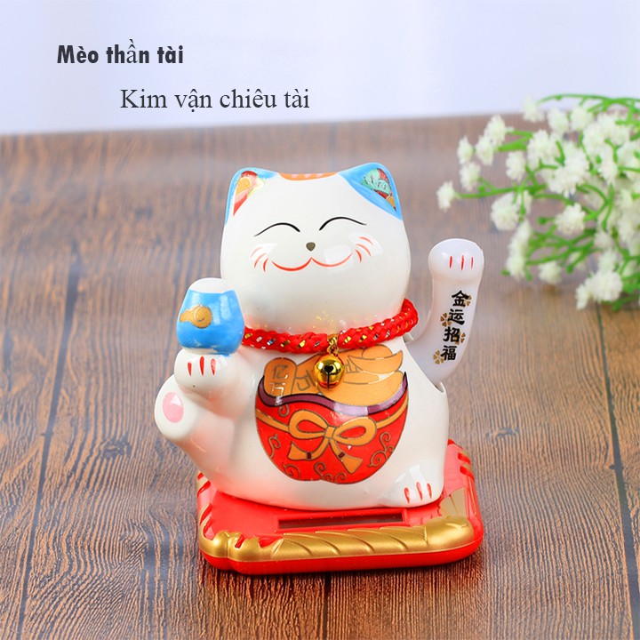 Mèo thần tài vẫy tay- kim tiền chiêu tài lộc mang lại tiền tài giàu có cho gia chủ