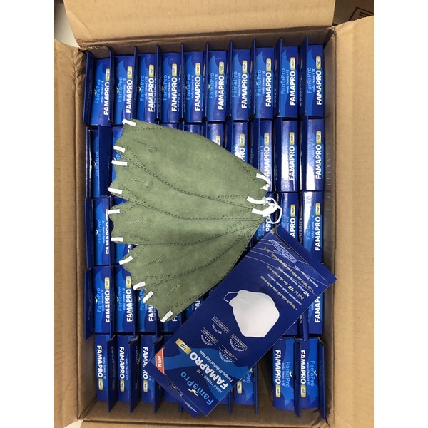 Khẩu trang 4d-kf94 famapro nam anh, chuẩn y tế, chống tia uv có giấy kháng khuẩn phân loại cho trẻ em.