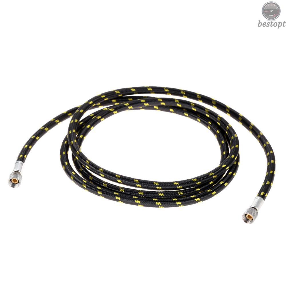 B&O Professional Nylon Braided Airbrush Hose with Standard 1/8"*1.8m Size Fitting on One End and a 1/8in