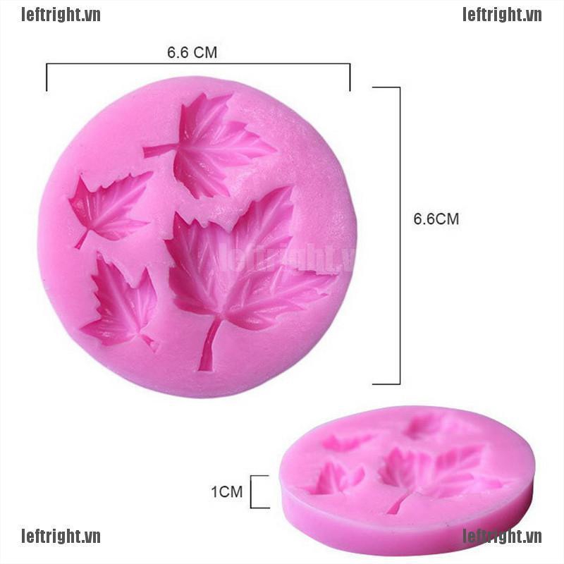 Khuôn Silicone Làm Bánh Hình Lá Phong Đẹp Mắt Tiện Dụng