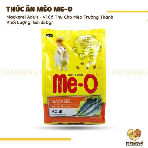 [CHÍNH HÃNG] THỨC ĂN ME-O CHO MÈO TRƯỞNG THÀNH - GÓI 350G