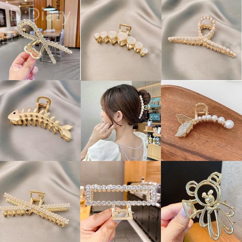 Kẹp Tóc Kim Loại Thời Trang Hàn Quốc Cho Nữ