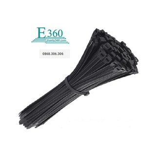 Gói 100c Dây Rút - Dây Thít Nhựa - 15 cm màu đen