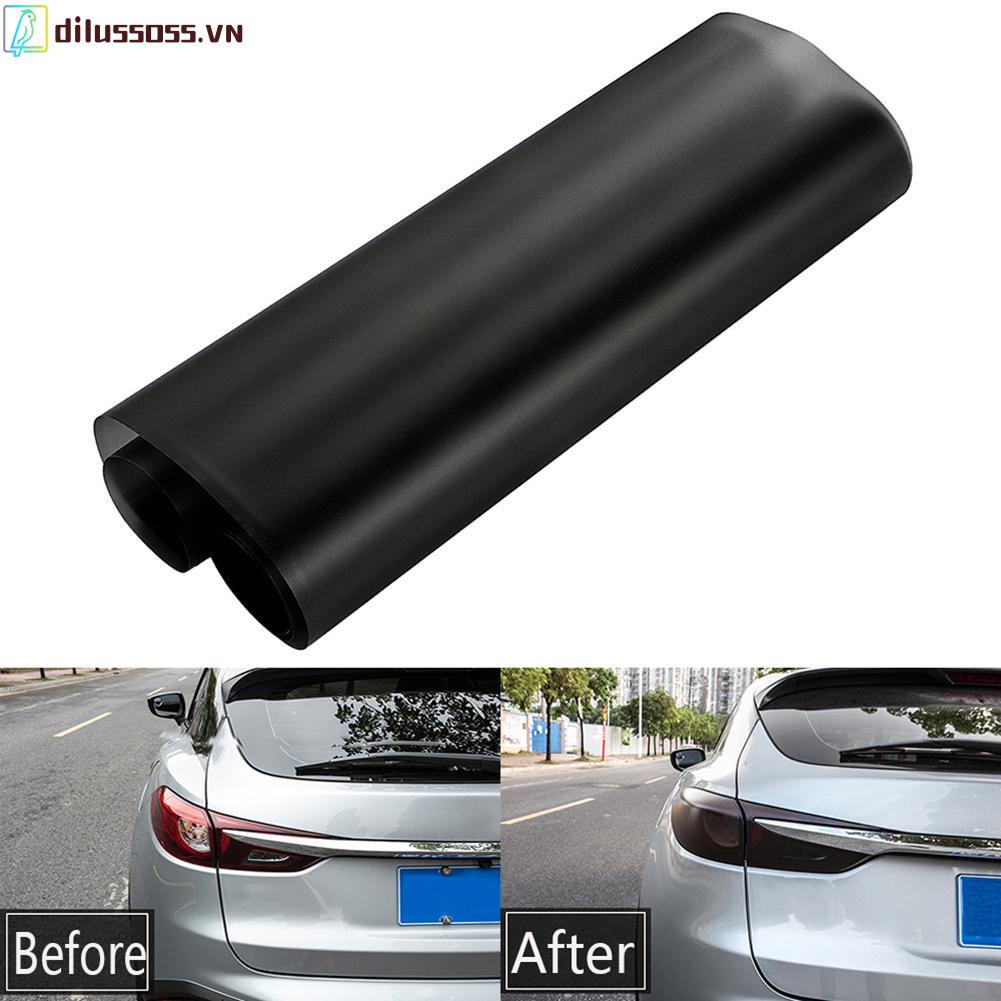 Tấm phim dán đèn pha xe hơi màu đen mờ kích thước 30x100cm