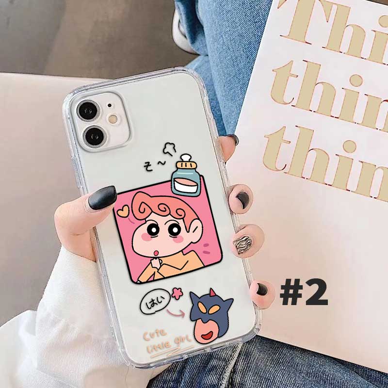 ốp điện thoại Huawei Y5P Y6P Y7P Y8P Y6S Y5 Y6 Y7 Y9 Pro Prime 2017 2018 2019 ốp lưng Crayon Shin Chan